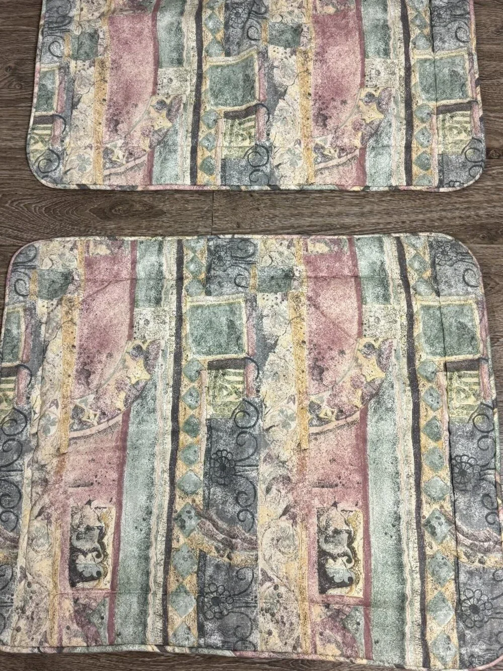 Croscill Benetello Mauve Multi Pastel Tuscan Set 2 Standart 20x26